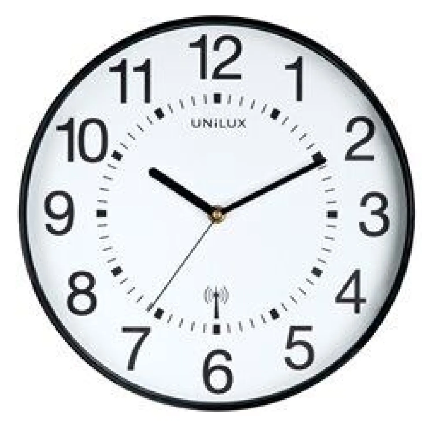 UNILUX - Væg Ur - WAVE - SORT