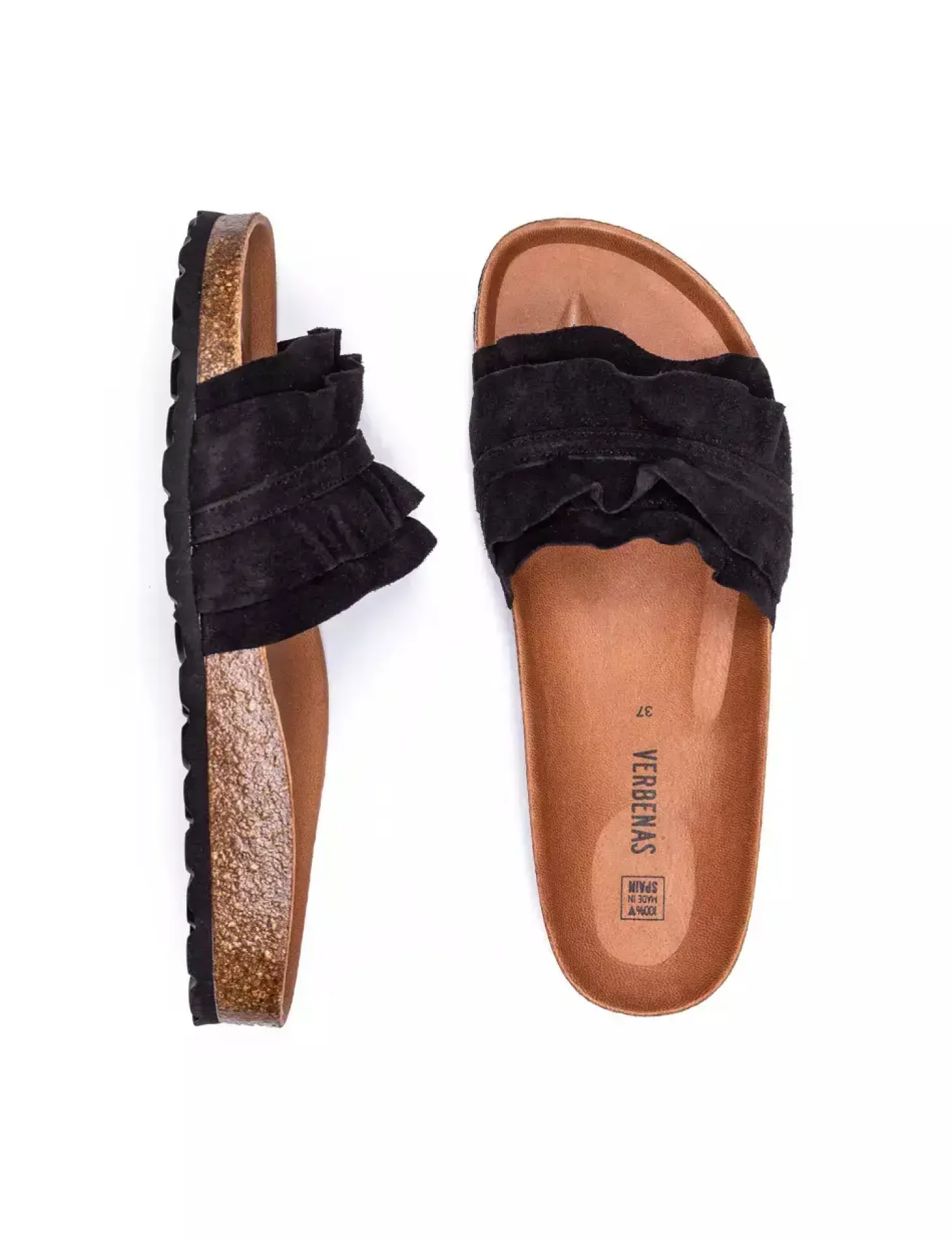VERBENAS - Sandal 'Rocio' - sort - str. 37