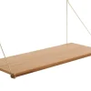 We Do Wood - Hylde - Loop Shelf - eg og messing
