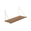 We Do Wood - Hylde - Loop Shelf - røget eg/messing