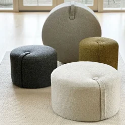 We Do Wood - Puf - Medium - Natural - 58x58 cm - Højde 33 cm