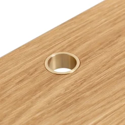 We Do Wood - Vægskrivebord - eg/messing