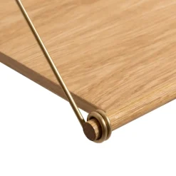 We Do Wood - Vægskrivebord - eg/messing