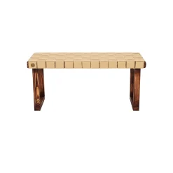 Wecycle Furniture - Bænk - Lille - Valnød