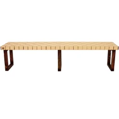 Wecycle Furniture - Bænk - Stor - Valnød