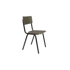 Zuiver - Back To School stol - Mat Oliven Grøn