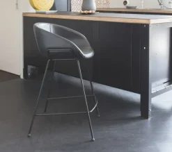 Zuiver - COUNTER Barstol FESTON - Sort - Lav model